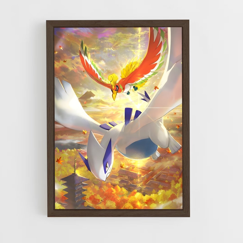 Poster Ho-Oh Légendaire – affiche Pokemon (vue 5)